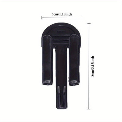 10 piezas de Clips para Bolsas de Basura de Plástico - Abrazaderas Resistentes para Cubos de Basura con Sujeción Segura para Cocina, Baño, Oficina - Evita Derrames y Desorden, Fácil de Usar, Herramienta de Prevención de Derrames | Clip Versátil | Mecanis
