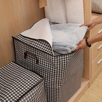 140/180L Bolsa de Almacenamiento con Cremallera de Gran Capacidad para Ropa, Mantas y Viajes - Organizador de Mudanzas, 1 Unidad