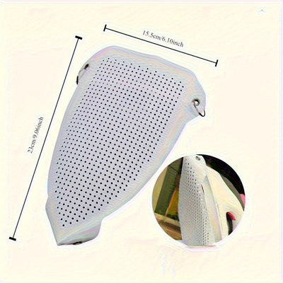 Pack de 1 Cubierta para Zapatos Resistente al Calor de Teflón Premium - Tejido de Poliéster No Adherente y Duradero con Diseño Ergonómico para Hogar y Fábricas de Ropa, Protege la Placa de Hierro y Prolonga su Vida Útil