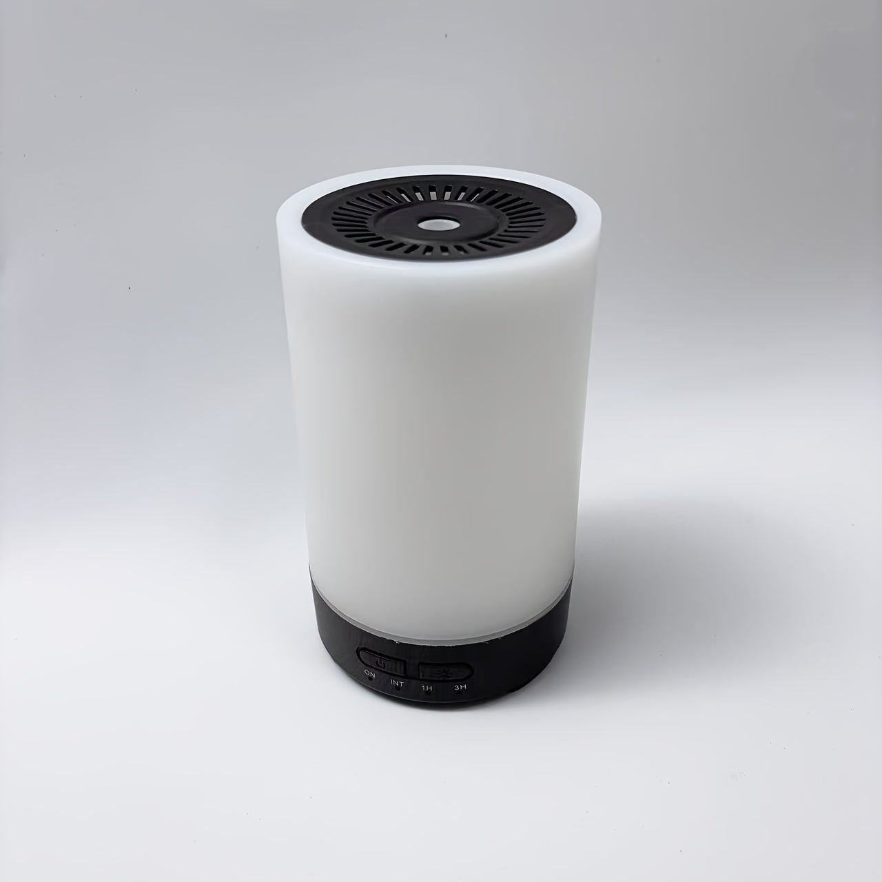 Humidificador de Aire con Tecnología de Onda Sonora y Difusor de Aromas de 150ml, Luz Nocturna de 7 Colores, Puerto USB Tipo C, Mini Difusor de Aceites Esenciales Silencioso para Dormitorio de Madera Colorida de 100ml