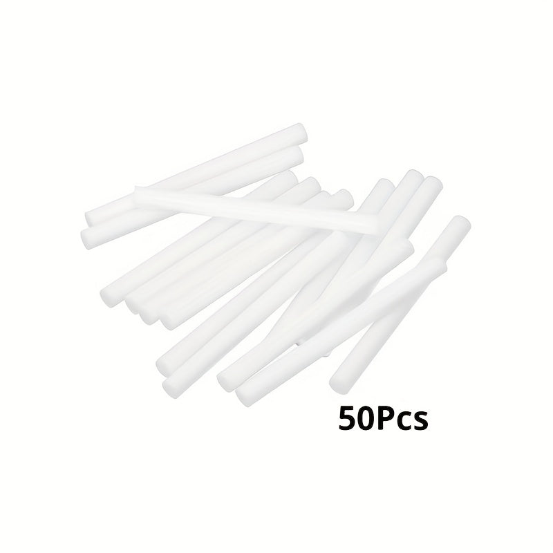 50 unidades de repuestos de filtros de humidificador - Filtro de humidificador mini portátil Filtro de difusor de aire puro Repuesto de mecha de filtro para oficina dormitorio hogar humidificador portátil pequeño difusor