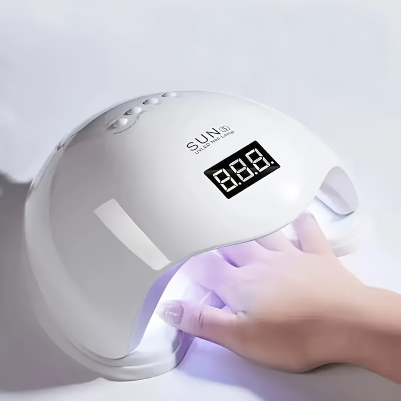 Linterna LED para uñas con sensor inteligente, luz portátil para gel y pulido, alimentada por USB sin batería - regalo ideal para 6 festividades importantes (Navidad, Halloween, Pascua, Día de San Valentín, Acción de Gracias), base desmontable, apta para