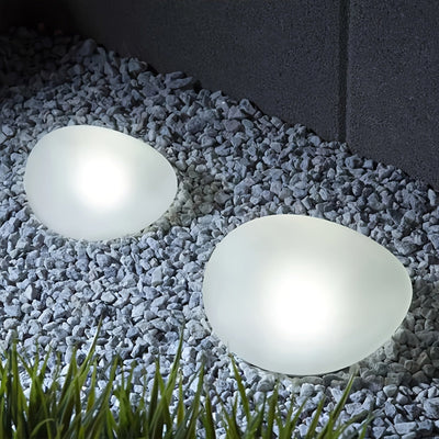 Luces de piedras de 4 LED alimentadas por energía solar, iluminación decorativa para jardines, césped, caminos, piscinas y decoraciones navideñas. (Luz blanca/Luz cálida)