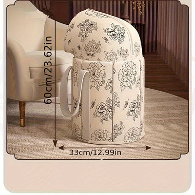 Baño de Pies Plegable 31L, Bolsa Multifuncional Portátil para Remojo con Asa para Viajes, Camping y Pesca