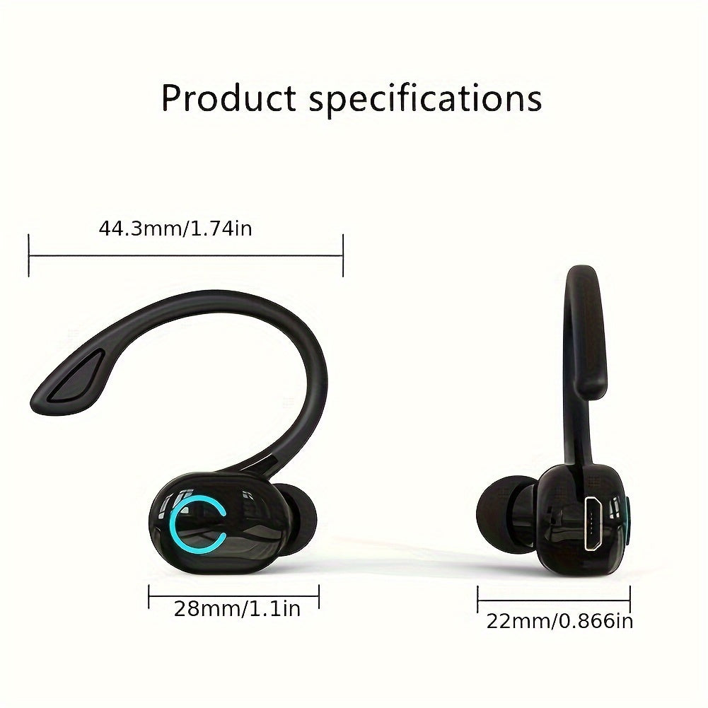 Audífonos Inalámbricos para Juegos con Pantalla Digital Inteligente, Reducción de Ruido, Baja Latencia, Carga Tipo-C, Uso Cómodo y Sin Dolor, Ideales para Música y Llamadas, Llamadas Inalámbricas | Auriculares Elegantes | Auriculares con Estilo