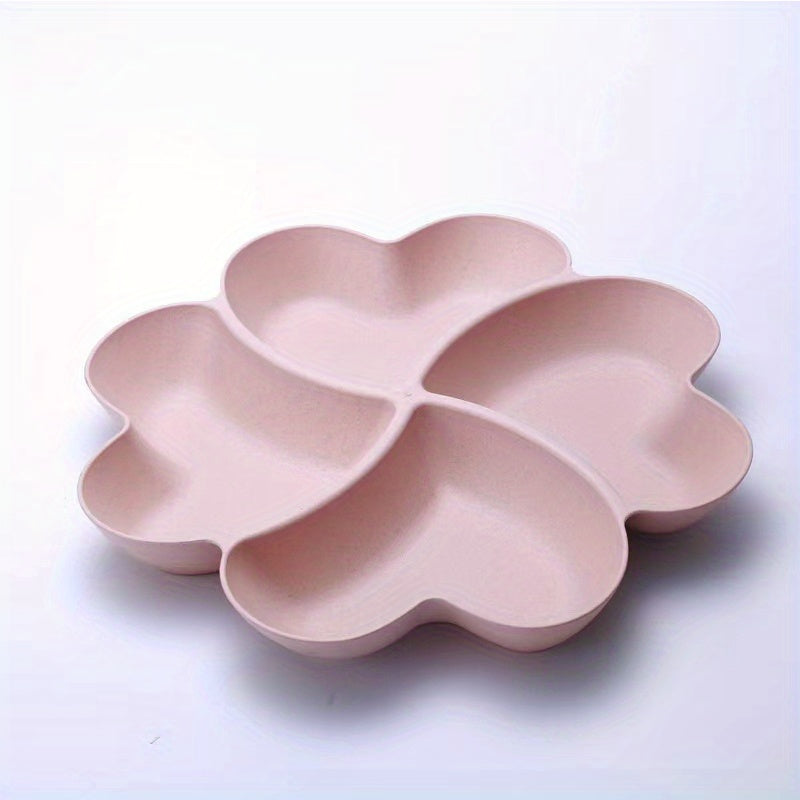 Plato para frutas, postres y dulces, 1 unidad, colorido, irrompible, plástico resistente, ideal para fiestas, bodas, café bar o living