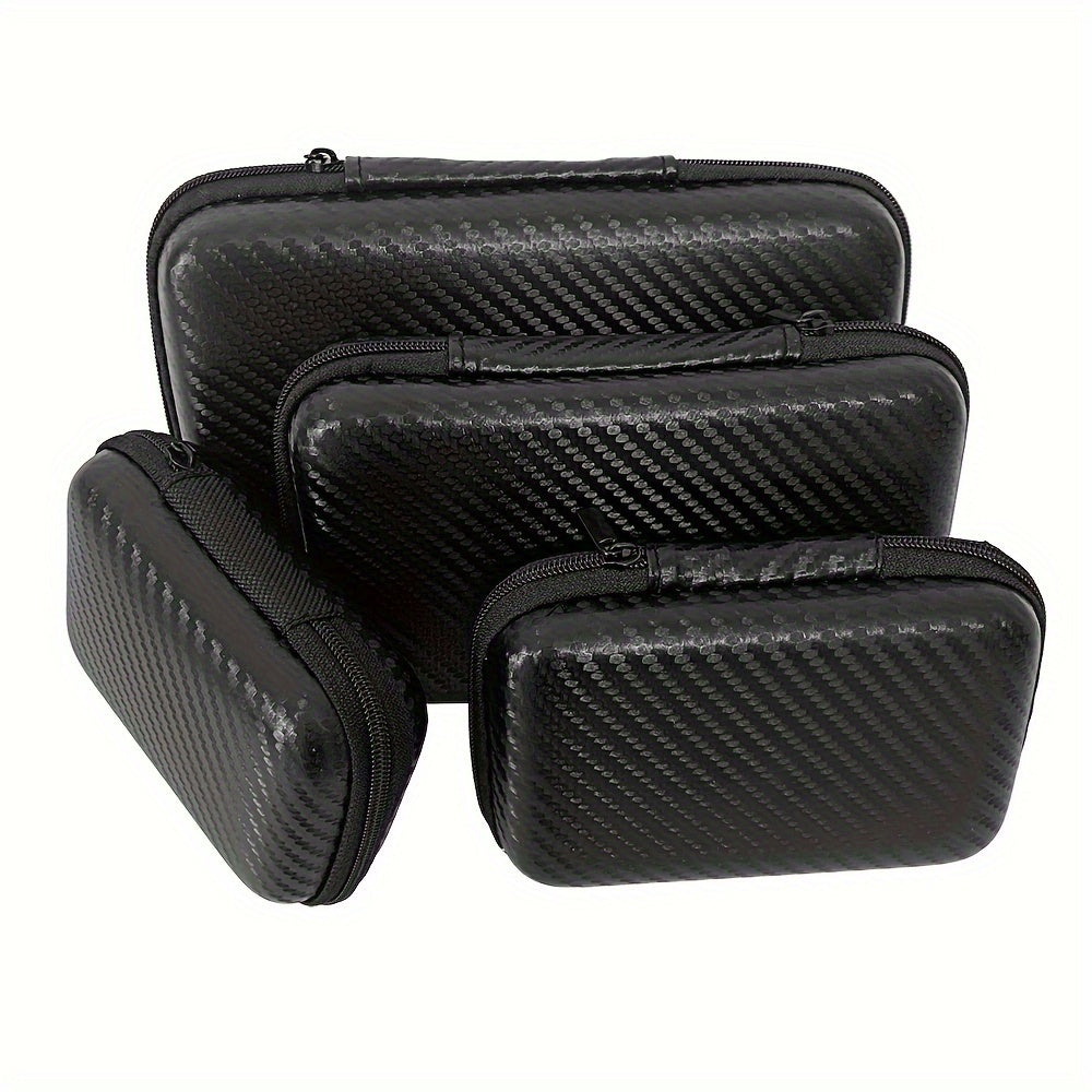 1Pc Bolsa de Almacenamiento EVA, Bolsa de Almacenamiento Portátil, Bolsa de Almacenamiento de Carcasa Dura, Bolsa para Auriculares, Bolsa para Cables, Suministros de Viaje al Aire Libre, Organización y Almacenamiento en el Hogar, Contenedores de Almacena