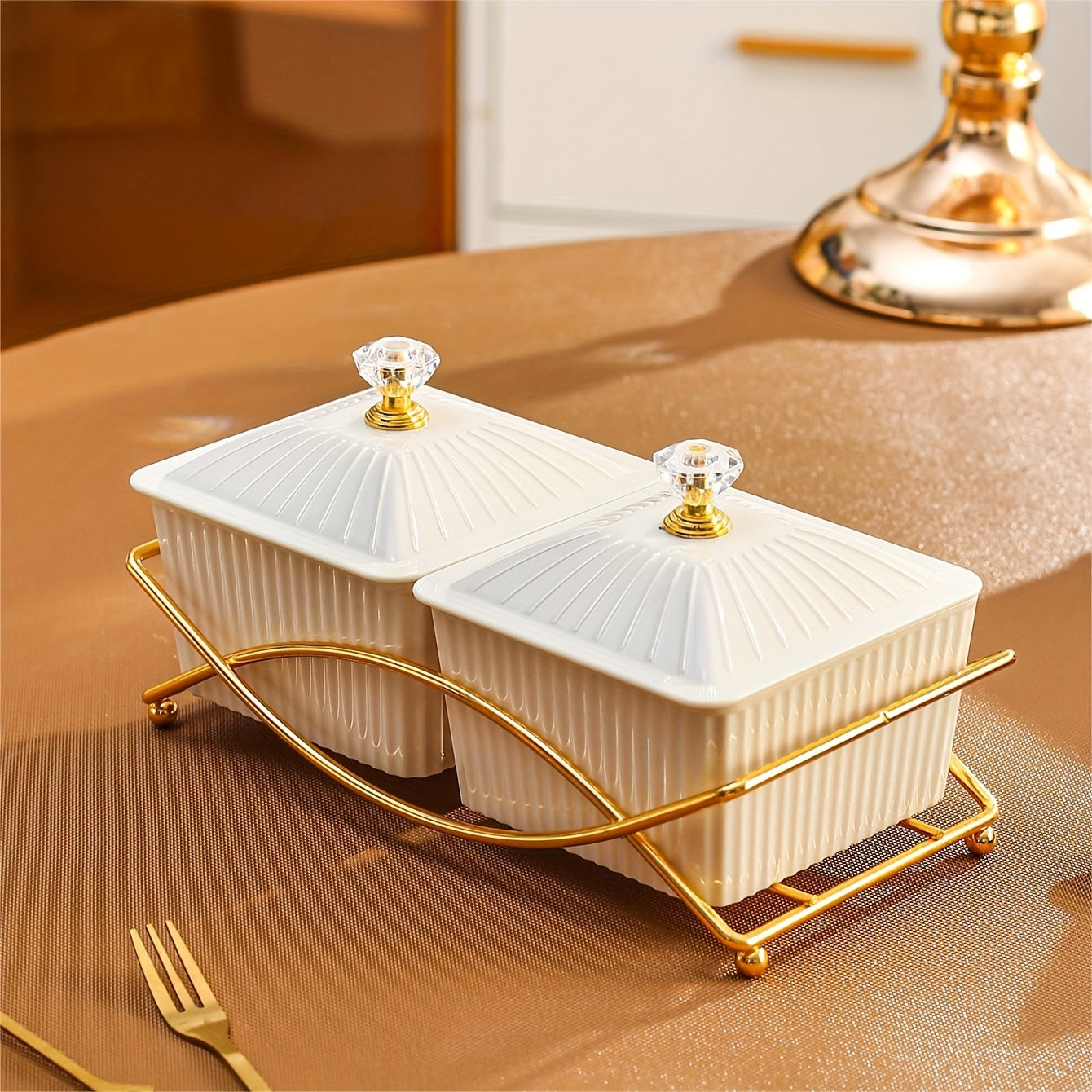 3 piezas (1 juego de 2 latas) Latas de almacenamiento plásticas multifuncionales Bandeja decorativa para sala comedor cocina Latas para azúcar leche condimentos cereales galletas pan Adecuadas para bodas al aire libre regalos cumpleaños