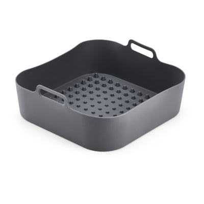 Alfombrilla de Silicona Reutilizable para Freidora de Aire Cuadrada - Forro para Cocinar Saludable, Perfecto para Aperitivos y Postres, Accesorio de Cocina Fácil de Limpiar