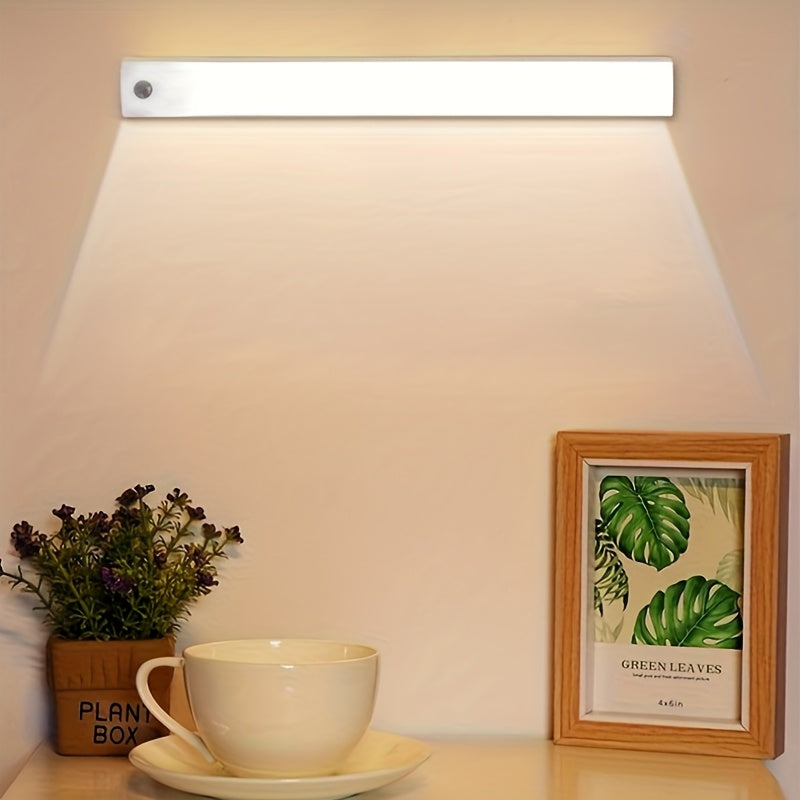 Pack de 2 Luces LED para Armarios con Doble Fila, Brillo Ajustable, Montaje Magnético y Opciones de Colgado, Batería Recargable por USB, Larga Duración en Modo Espera para Armarios, Vestidores, Salones, Luz Sensorial