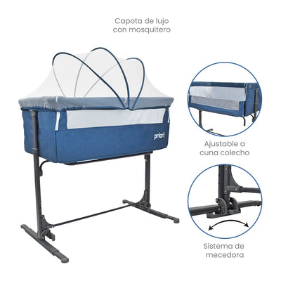 CUNA COLECHO BEBÉ GOLF AZUL PRIORI -