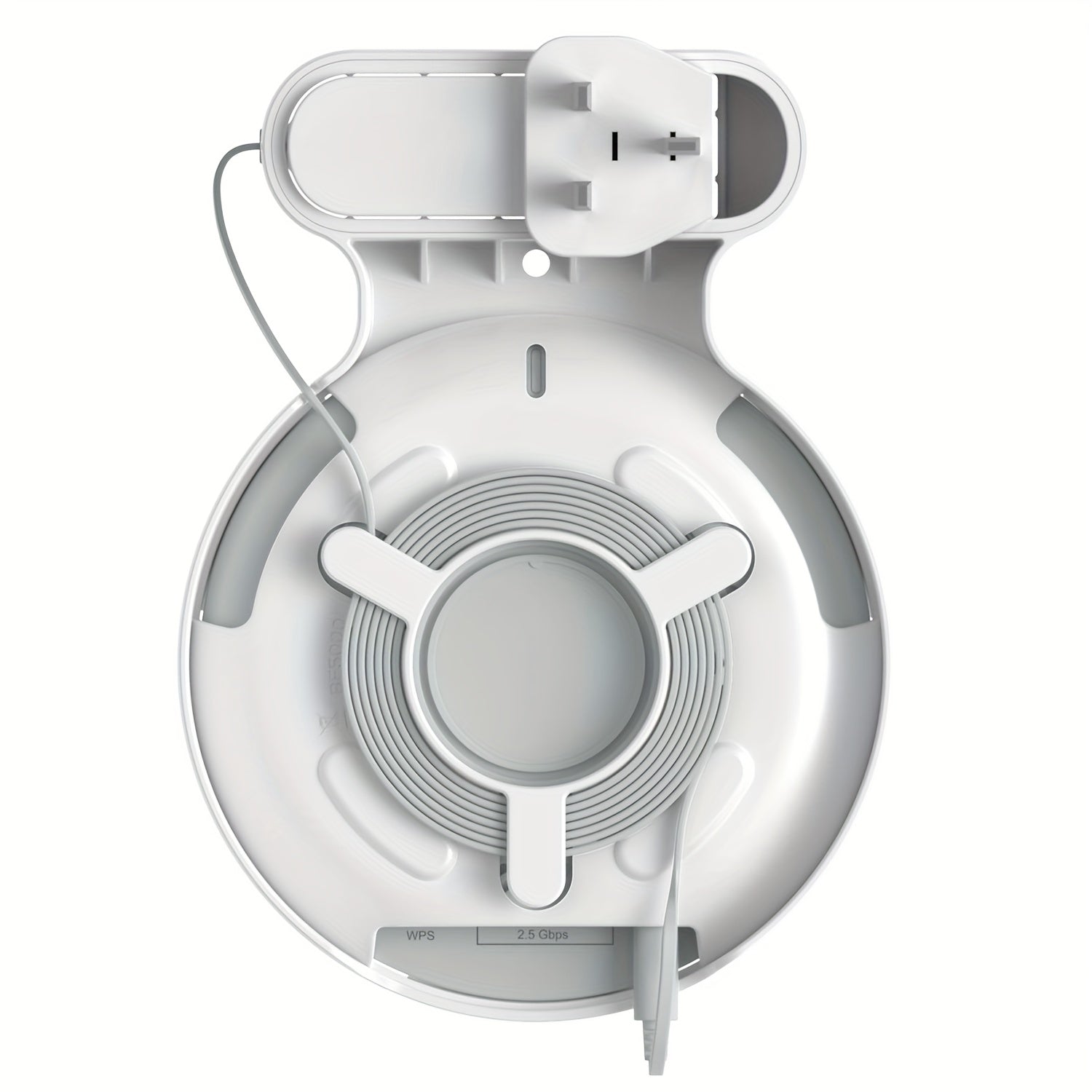 Soporte de montaje en pared, adecuado para el sistema de red inalámbrica de malla TP-Link Deco BE23/BE25/BE3600/BE5000 y la gestión de cables de alimentación. Soporte de montaje en pared para router WiFi 7 de TP-Link (blanco, 1 unidad)