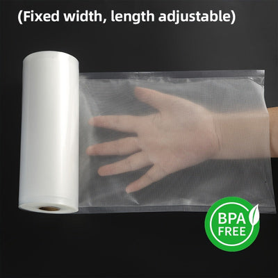 Rulos de sellador de vacío Agashe, bolsas comerciales de un solo uso con relieve para la preservación de alimentos, sous vide y preparación de comidas – Compatibles con todas las máquinas de sellado de vacío, material PE+PA multiusos libre de BPA, durade