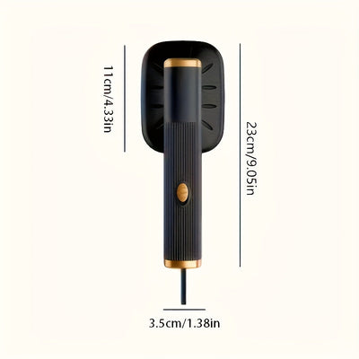 Plancha de mano portátil con USB, doble función para planchar y colgar, elimina arrugas rápidamente. Ideal para tejidos de punto, fibras sintéticas, lino, seda, negocios, viajes y uso en el hogar. Compacta y fácil de llevar, mantiene la ropa impecable y