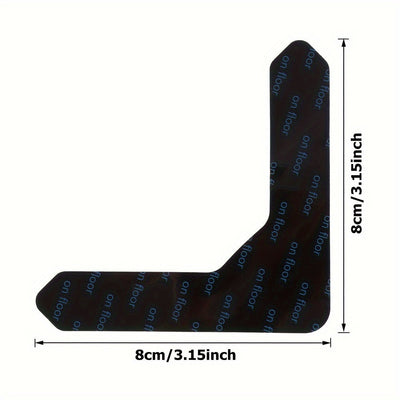 4/8/16/24pcs Pegatinas para Alfombras de Alta Calidad Antideslizantes y Anti-taladro Adecuadas para Salón, Comedor y Baño, Evitan que las Alfombras se Muevan y se Enrollen los Bordes
