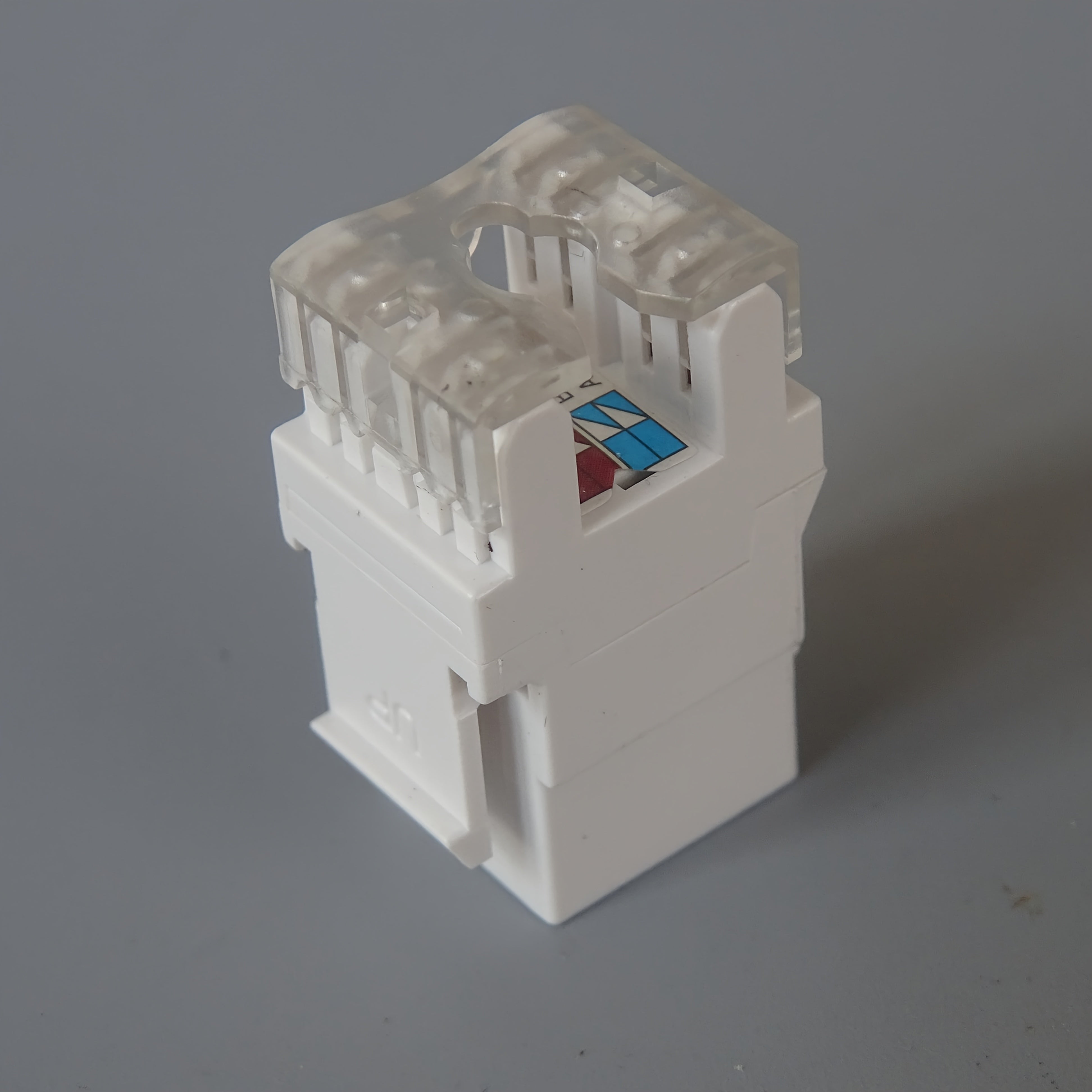 10 piezas de adaptadores de red Ethernet RJ45 CAT.5E de 180 grados - Blanco, conectores de red para computadoras, plug-and-play, no se requiere cableado externo, ideal para configuración en casa y oficina, adaptador de red Ethernet RJ45