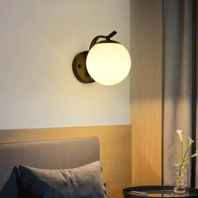 Luz de pared moderna E12 para dormitorio, sala de estar o pasillo - Diseño minimalista elegante con control de estado de ánimo ajustable, montaje semienterrado, hardware de instalación fácil incluido (luz no incluida), iluminación de habitaciones, ilumin