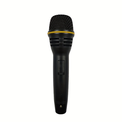 Micrófono dinámico profesional con cable y conector de 6,35 mm - Sonido de alta fidelidad, reducción de ruido, diseño negro para KTV, transmisión en vivo, reuniones y canto - Configuración fácil de enchufe y juego, grabación y uso en vivo múltiples, micr