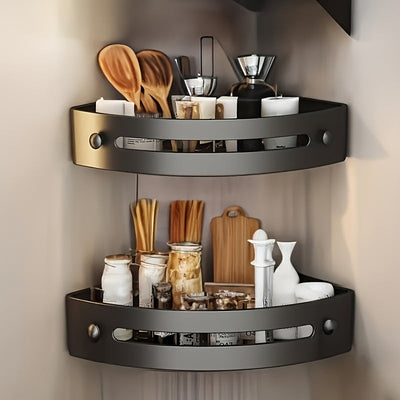 2 piezas de estantes de ducha de esquina, soporte de almacenamiento de baño, estante de ducha interior, soporte de champú de pared de ducha, caja organizadora de baño con ganchos, cesta de ducha, accesorios de baño, ganchos de utilidad
