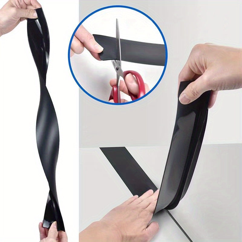 Bloqueador de grietas de cocina integrada, relleno de grietas de encimera de cocina, cubierta de grietas de estufa integrada, tiras de presión de agua, bloqueador de grietas especializado para estufas integradas.