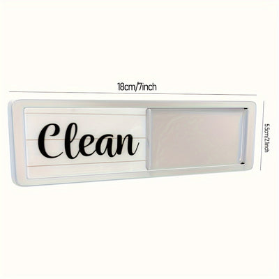 Imán de señalización de limpio/sucio para lavavajillas, fuerte y universal para una organización de cocina eficiente.