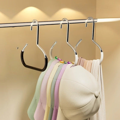 Soporte de sombrero 8 en 1, colgador de gorras de béisbol integrado en el armario del dormitorio, estante de exhibición colgante multifuncional para uso doméstico, sin rastro, sin gancho, 12 meses para almacenamiento de sombreros, mantén los sombreros li