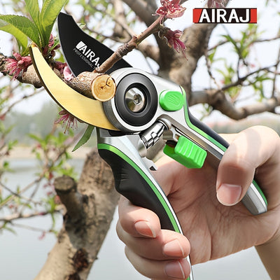 1pc Tijeras de Poda Ergonómicas AIRAJ - Afiladas, Duraderas y Seguras para un Cuidado Fácil de Plantas, Sin Necesidad de Montaje - - Para Jardineros y Amantes de las Plantas - Ideales para Todas las Estaciones - Regalo Perfecto para Entusiastas del Jardi
