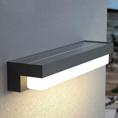 1/2 Piezas de Luces Solares para Pared, Decorativas para Jardín Exterior, Adecuadas para Patio, Césped y Terraza con Luz Cálida