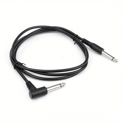 I-zclive, Cable de audio de 90 grados de 6.5 mm, de 6.35 mm de cobre libre de oxígeno, Línea de reducción de ruido de codo recto de 6.35, Conector de metal aplicable para computadora, Eid Al-Adha Mubarak