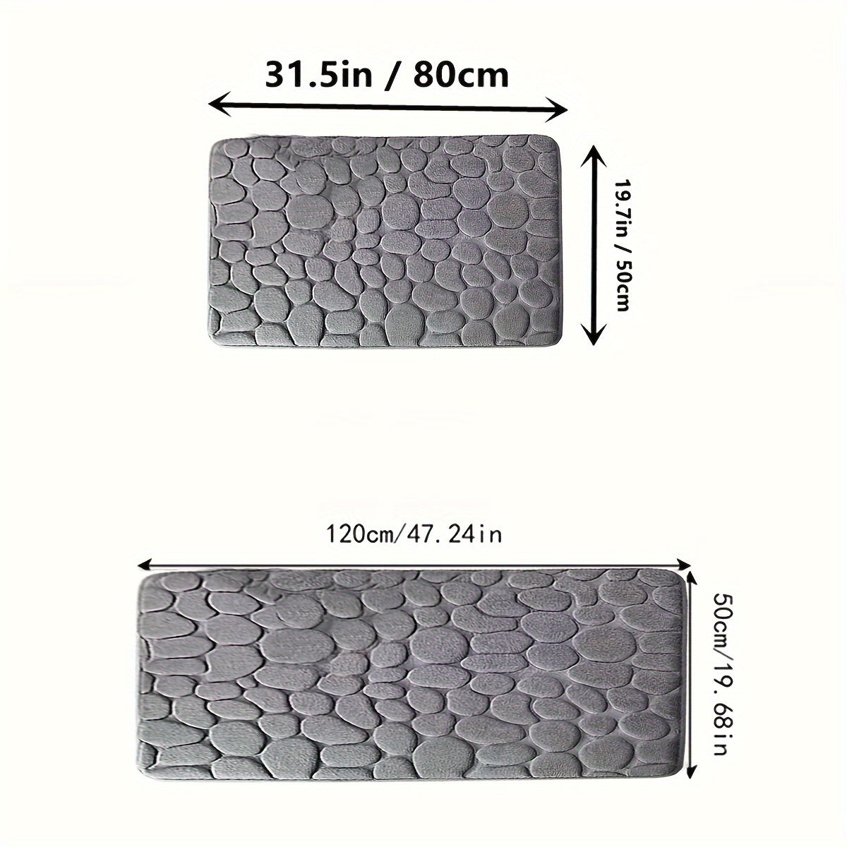 Tapete de Cocina de Tamaño Grande Antideslizante y Absorbente, Tapete de Suelo Lavable a Máquina, Tapete Suave para Restaurante