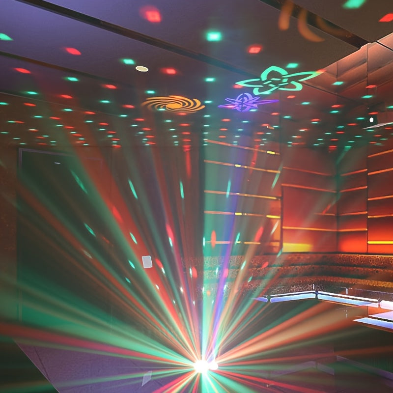 Luces de fiesta LED USB YSH - Patrones de luces coloridas y parpadeantes, modo DJ activado por sonido, ideal para fiestas en interiores, bares, restaurantes y discotecas, decoración festiva para vacaciones y eventos, iluminación de eventos | Luces de fie