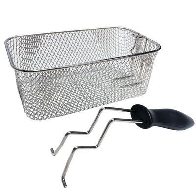 Cesta de freidora 1pc, cesta de freír/vapor plegable, colador de cesta de freír doméstico, red de filtración de freír, herramienta de cocina para papas fritas, filtro de freír de aceite, colador de cesta de freír para cocina Eid Al-Adha Mubarak
