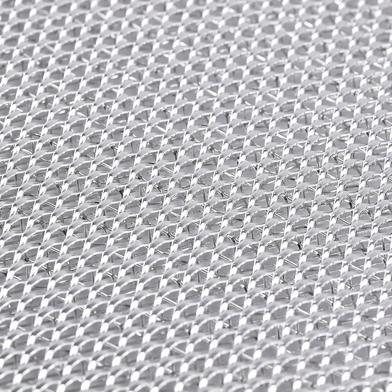 Filtro de ventilador de cocina de acero inoxidable - Prueba de aceite, fácil instalación, no necesita limpieza, duradero y resistente a la corrosión para una separación de aceite mejorada y protección de electrodomésticos de cocina, accesorio de electrod