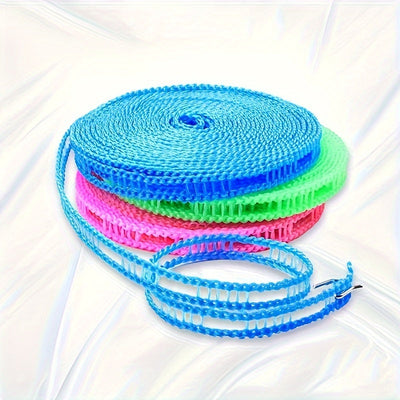 Cuerda de Ropa de Nylon Resistente - Longitudes de 299.72cm a 10.0 metros, A Prueba de Viento y Antideslizante, Perfecta para Uso Doméstico y al Aire Libre, Ideal para Secar Ropa, Ropa Interior, Calcetines, Cuerdas de Ropa