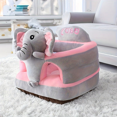 Un sillón de animal para jóvenes con asiento - suave, acolchado y colorido, incluyendo un animal de peluche, adecuado para un sillón alto para jóvenes, respaldo de sofá para jóvenes y práctica de sentarse para aprender.