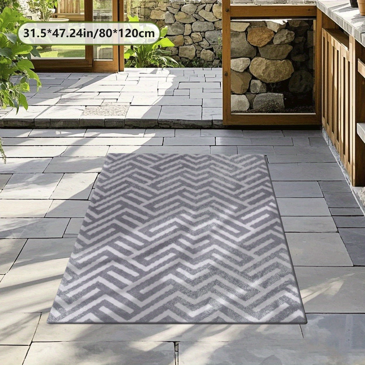 2D Impresión Plana, Exquisita Artesanía, Calidad Sobresaliente, Patrón de Color Sólido, Estilo Sólido Simple para Exteriores, Alfombras para Camper, Alfombras de Interior, Alfombras para Tiendas, Alfombras de Patio, Alfombras de Bienvenida, Alfombras de