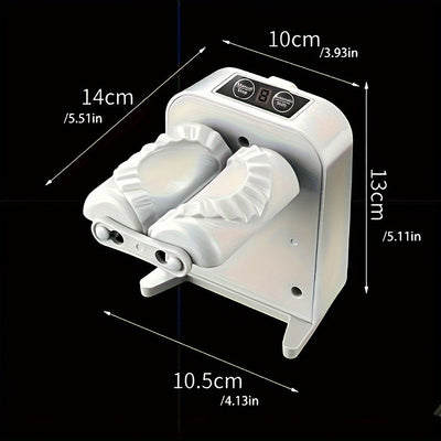 Máquina eléctrica para hacer empanadillas - 1 unidad, 2023 USB recargable automática para presionar masa, herramienta para moldear empanadillas y tartas caseras, material PP, batería de polímero de 600 mAh, hace 1500 empanadillas por carga, artilugio de