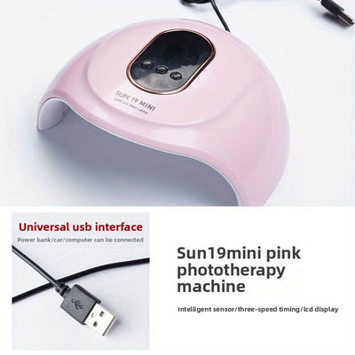 Lámpara LED para uñas de 72W con 18 cuentas, 3 configuraciones de temporizador y pantalla táctil LCD, sensor automático, máquina profesional para secar esmalte de uñas para uñas blancas y rosadas, accesorios para técnicos de uñas, producto de belleza, di