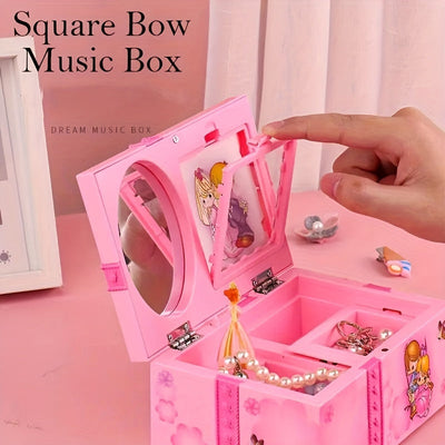 Caixa de Música Creativa para Cumpleaños - Organizador de Escritorio con Baile Musical, Decoración para Estantería, Oficina o Entrada, Regalo de San Valentín y Pascua