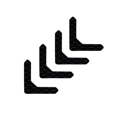 4/8/16/20piezas Cinta de sujeción de alfombra antideslizante - Lavable, Reutilizable, Adhesivo de doble cara para pisos de madera dura y baldosas