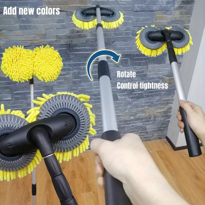 Kit de Limpieza Definitivo para Coches: Cepillo de Microfibra, Fregona, Guante, Esponja y Más - ¡Obtén un Brillo Impecable en Todo Momento!