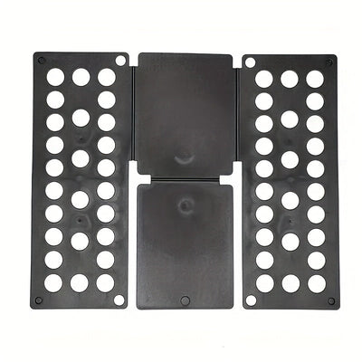 Organizador de ropa compacto - Tablero plegable de plástico resistente con aberturas redondas, ideal para camisetas y ropa, opción de almacenamiento para el hogar, organizador de ropa, sistemas de armarios montados en la pared.
