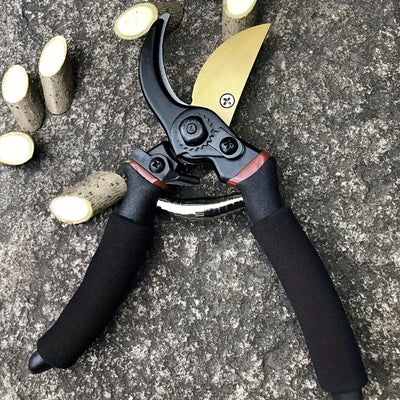 1pc Tijeras de Poda Ergonómicas - Acero al Carbono, Tijeras de Jardín Ahorradoras de Trabajo para Árboles Frutales y Arreglos Florales, Herramienta de Jardinería para el Hogar