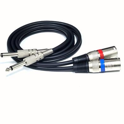 6mm Doble Raya/Doble 6,5mm a Doble Rey Masculino, Par Independiente de 6,5mm/Rey Masculino