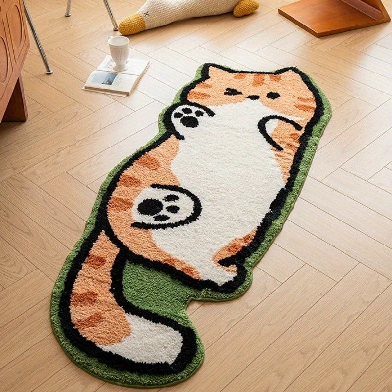 1pieza Alfombra de Pelo Falso, Grosor, Duradero, Cuatro Estaciones, Plush, Suave, Fácil de Limpiar y Recuperar, Alta Calidad, Tamaño Grande, Cobertura Total, Lavar en Máquina, Hecho de 100% Fibra de Poliéster, para Sala de Estar, Dormitorio, Interior