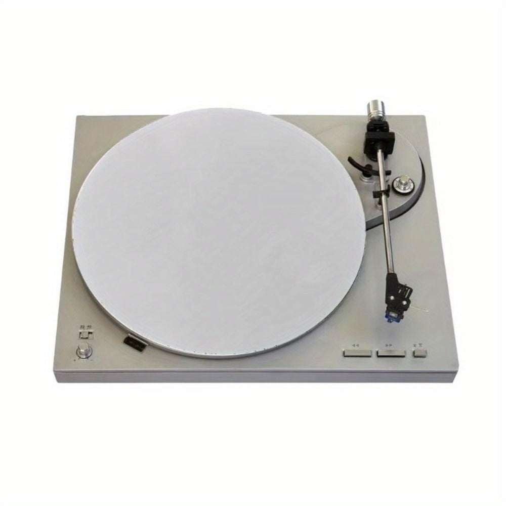 1pc Alfombrilla Antiestática de Fieltro de Alta Calidad para Tocadiscos - Grado Audiófilo, 3mm de Grosor, Almohadilla Deslizante para Reproductor de Vinilos de 11.61in en Colores Variados, Protección Duradera para Fonógrafo