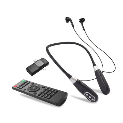 Conjunto de Equipo para Podcasting LMBGM, Auriculares con Micrófono Inalámbrico, Receptor de Tarjeta de Voz Remota Multifunción para Lightning/Type-C, Ideal para Grabación, Canto, Transmisión en Vivo y Juegos (Regalos para Navidad)