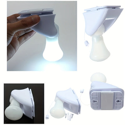 ¡Ilumina cualquier habitación al instante con esta lámpara de pared LED portátil a batería!