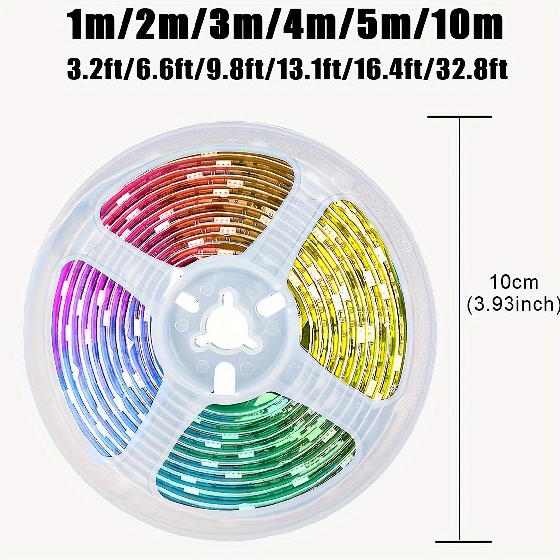 Tira de luces LED RGB de carga USB 5V 3535 con 44 teclas, fuente de alimentación USB FÁCIL de INSTALAR, cambio de color RGB con fuente de alimentación de 5V, luces LED RGB adecuadas para iluminación de escenario, decoración del hogar, fiestas y festivale