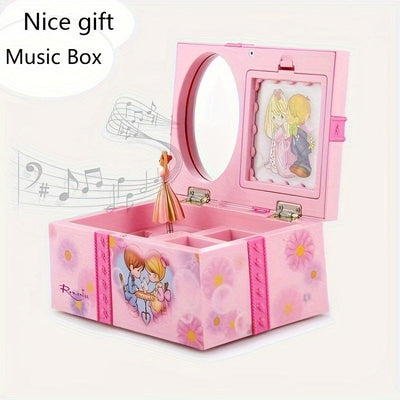 Caixa de Música Creativa para Cumpleaños - Organizador de Escritorio con Baile Musical, Decoración para Estantería, Oficina o Entrada, Regalo de San Valentín y Pascua